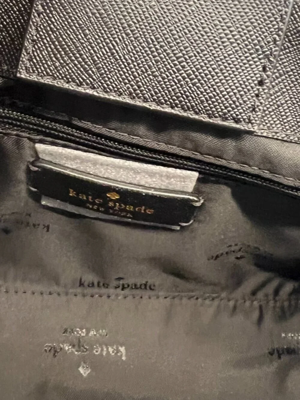 🖤 Kate Spade New York Saffiano Leather Crossbody & Top Handle Bag - Black